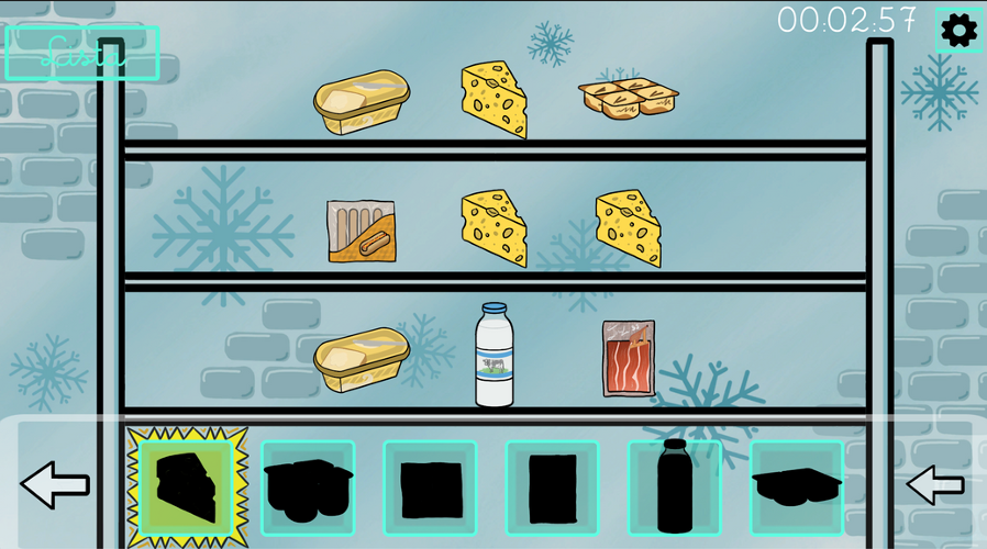 Captura del minijuego frigo